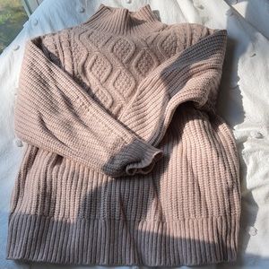Light pink turtleneck